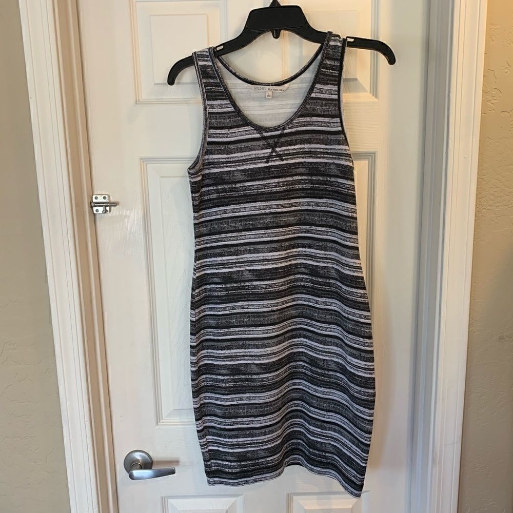 Rachel Roy Stretchy Striped Dress